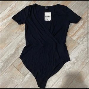 NWT Black Forever 21 bodysuit size small